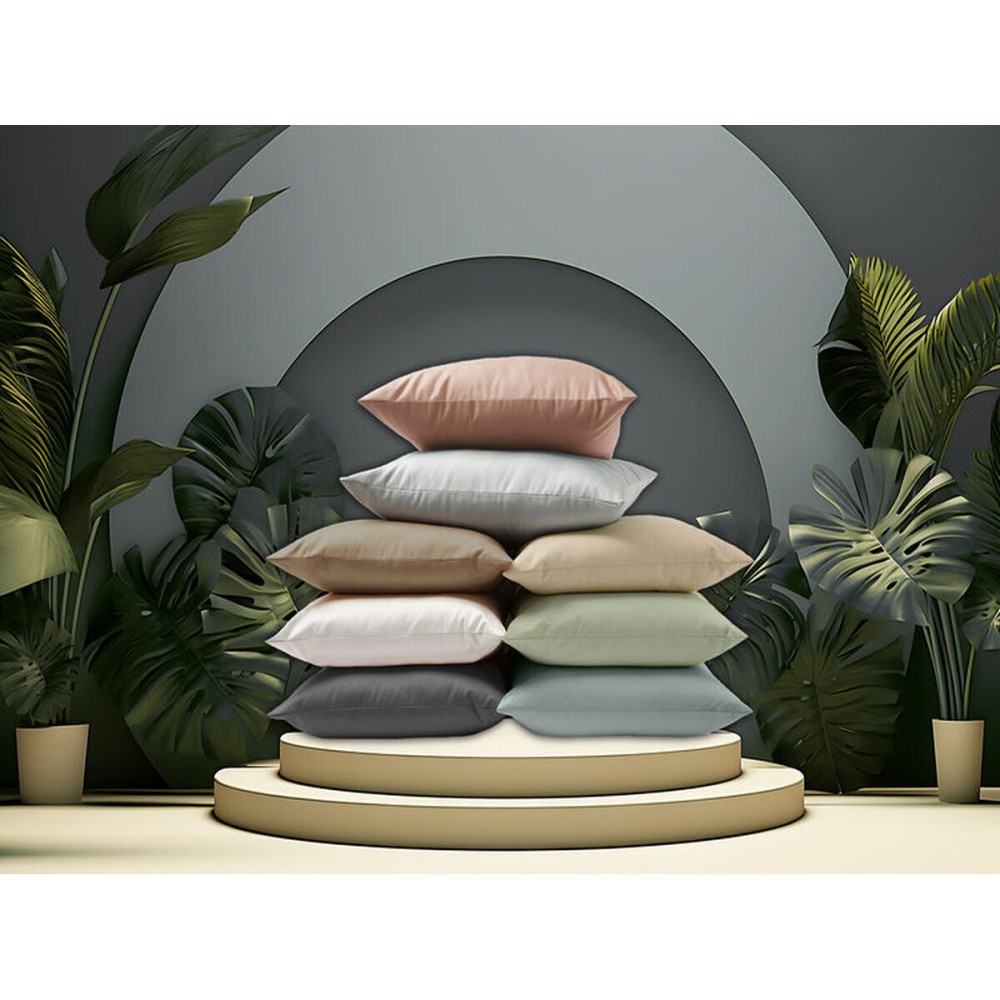 Pillowcase Happy Home Light grey King size