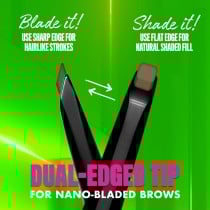 Eyebrow Pencil NYX BLADE & SHADE NANO Nº 05-Auburn