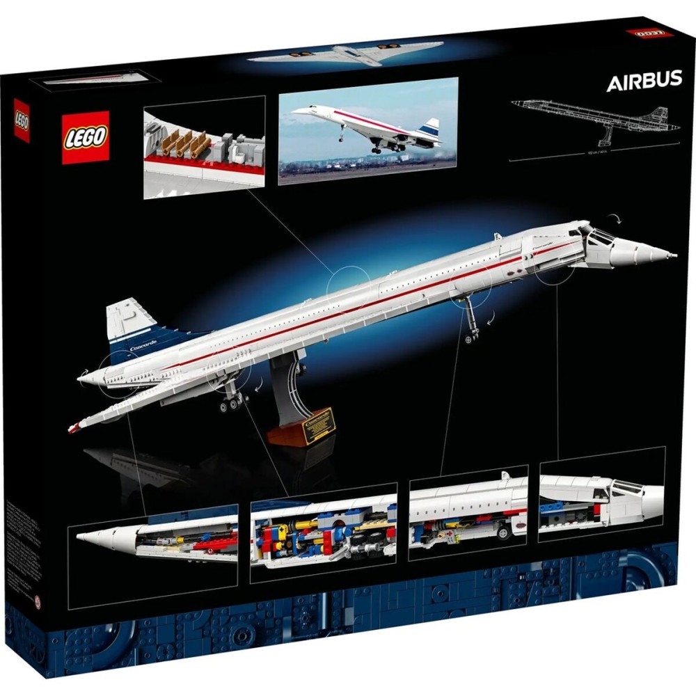 Set de construction Lego 10318 Concorde Blanc 2083 Pièces