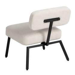 Chair White Black 58 x 59 x 71 cm