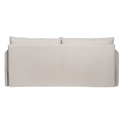 Canapé Beige Polyester Lin 210 x 93 x 95 cm