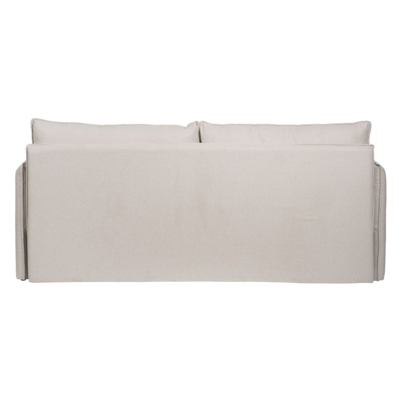 Canapé Beige Polyester Lin 210 x 93 x 95 cm