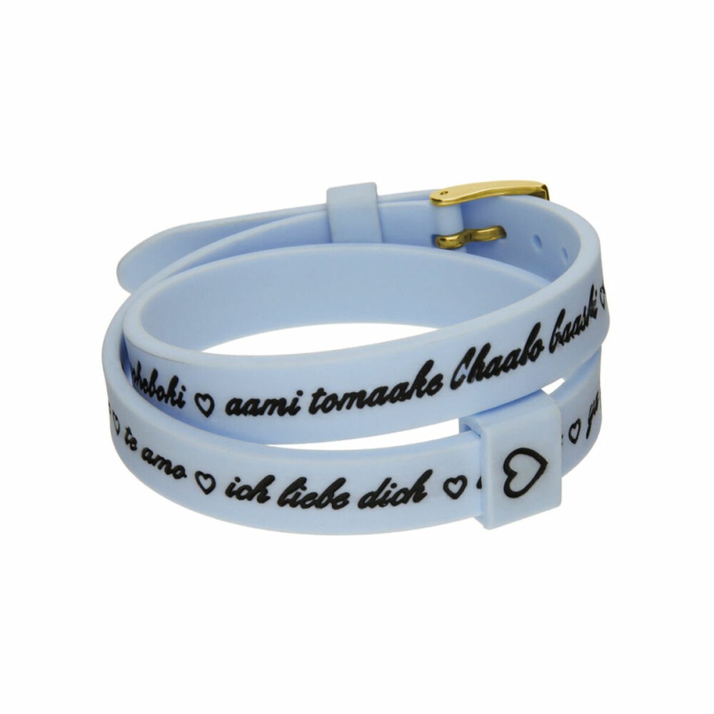 Damenarmreif il mezzometro I LOVE YOU GOLD - BRACCIALE IN SILICONE/SILICONE BRACELET