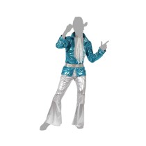 Verkleidung für Erwachsene Blau Disco-Musik