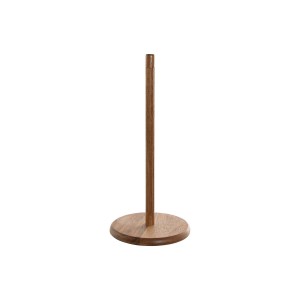 Kitchen Paper holder Home ESPRIT Natural Acacia 16,8 x 16,8 x 35,6 cm