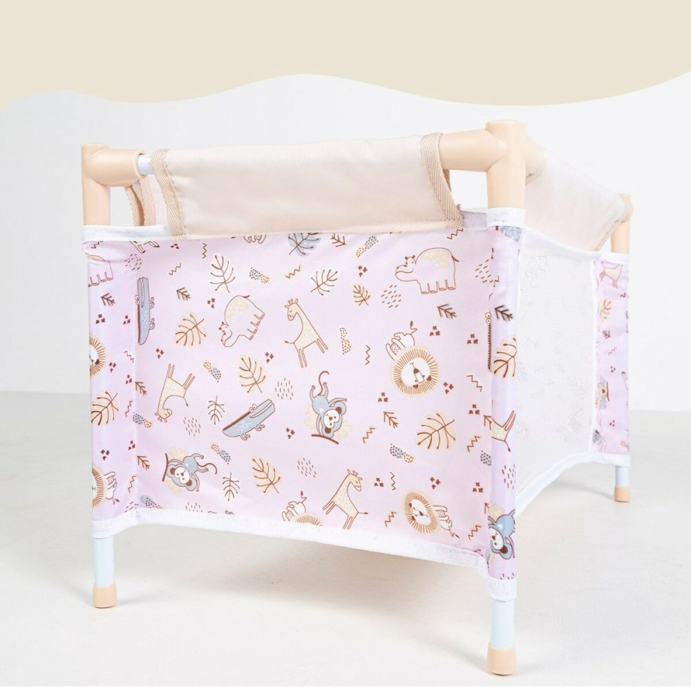 Lit de poupée Colorbaby Safari 29 x 50 x 30 cm 4 Unités