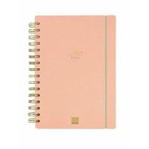 Agenda Finocam Haiku Corail A5 15,5 x 21,2 cm 2024-2025