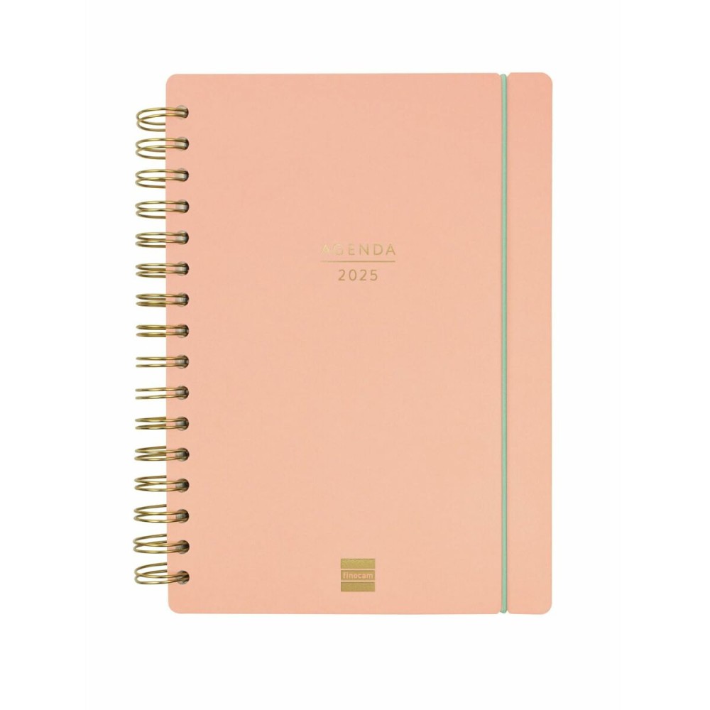 Agenda Finocam Haiku Corail A5 15,5 x 21,2 cm 2024-2025