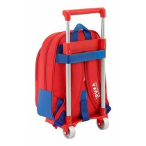 School Rucksack with Wheels 705 Real Sporting de Gijón (27 x 10 x 67 cm)