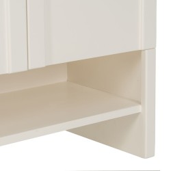 Schrank Weiß 80 x 38 x 95 cm