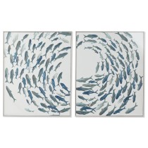 Leinwand Home ESPRIT polystyrol Leinwand 82,5 x 4 x 102,5 cm