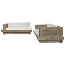 Canapé de jardin Home ESPRIT Naturel 192 x 105 x 63 cm