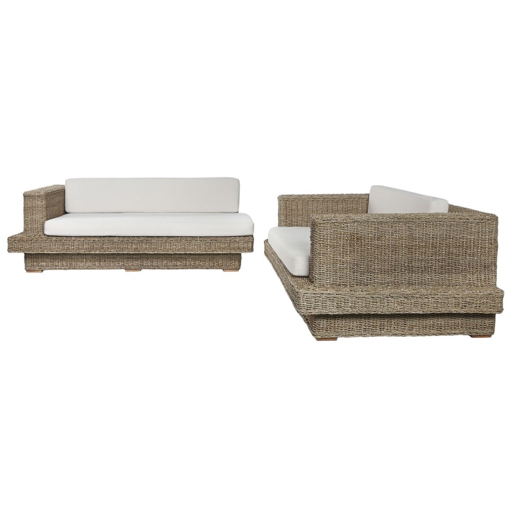Canapé de jardin Home ESPRIT Naturel 192 x 105 x 63 cm