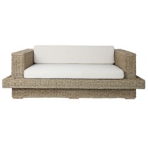 Canapé de jardin Home ESPRIT Naturel 192 x 105 x 63 cm