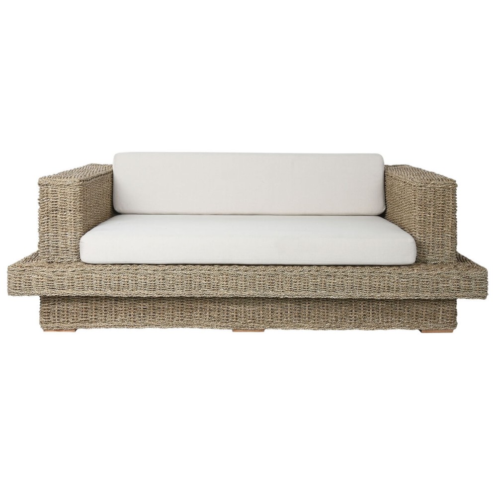 Garden sofa Home ESPRIT Natural 192 x 105 x 63 cm