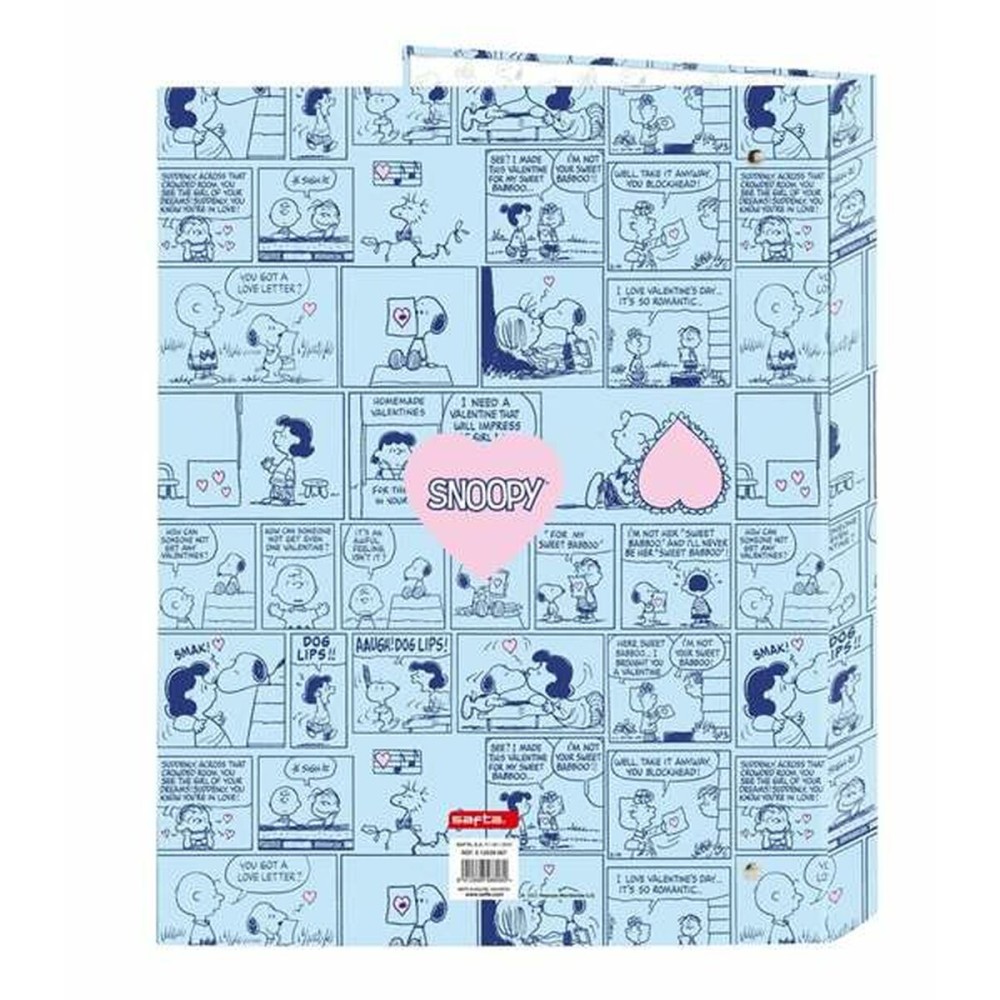 Ring binder Snoopy Love 26,5 x 33 x 4 cm