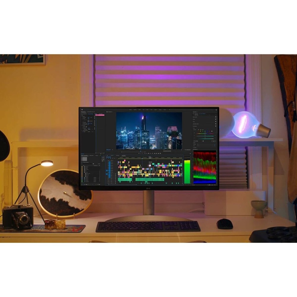Gaming Monitor LG 27UQ850-W 4K Ultra HD 27"
