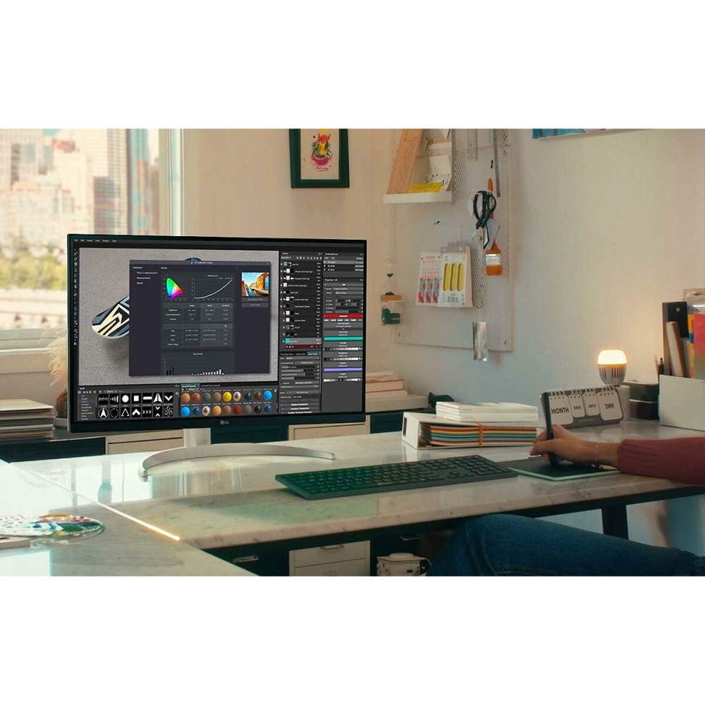Gaming Monitor LG 27UQ850-W 4K Ultra HD 27"