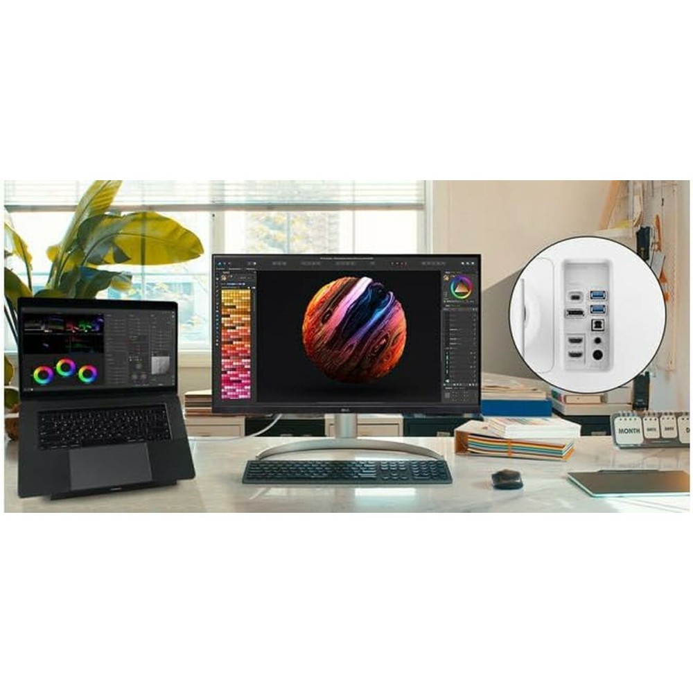 Gaming Monitor LG 27UQ850-W 4K Ultra HD 27"