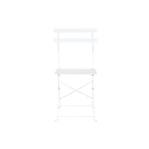 Ensemble Table + 2 Chaises Home ESPRIT Blanc 60 x 60 x 71 cm
