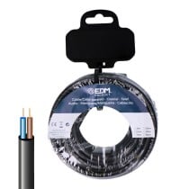 Multi-core Electric Cable EDM 28727 Black 25 m 2 x 0,75 mm H05VV-F