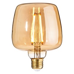 LED-Lampe Gold E27 6W 11 x 11 x 15 cm