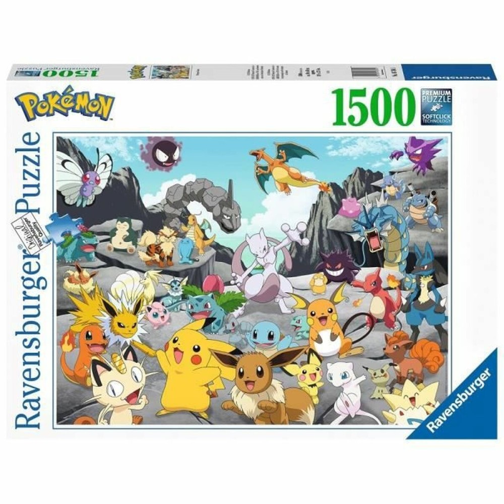 Puzzle Pokémon Classics Ravensburger 1500 Pieces