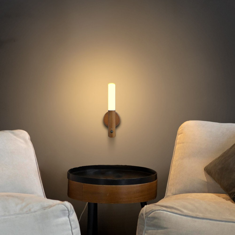 Lampe LED avec Capteur de Mouvement EDM 32158 Rechargeable Capteur de Mouvement