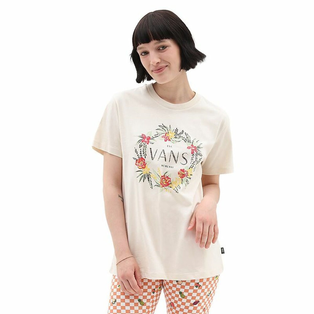 Women’s Short Sleeve T-Shirt Vans Wreath Of Flowers Bff Tee-B 