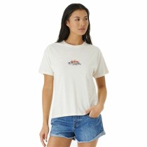 Kurzarm-T-Shirt Rip Curl Sun Relaxed Weiß