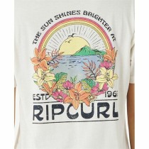 Short Sleeve T-Shirt Rip Curl Sun Relaxed White