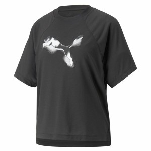 Women’s Short Sleeve T-Shirt Puma Modernoversi Black