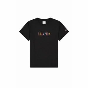 T-shirt à manches courtes femme Champion Crewneck Croptop Noir