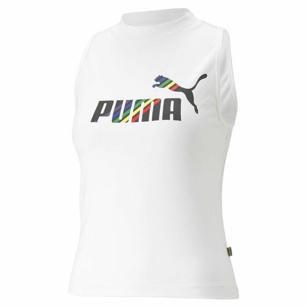 Maillot de Corps sans Manches pour Femme Puma Ess+ Love Is Love Sl Blanc