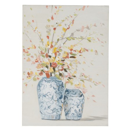 Cadre Toile Bois de pin Vase 50 x 2,7 x 70 cm