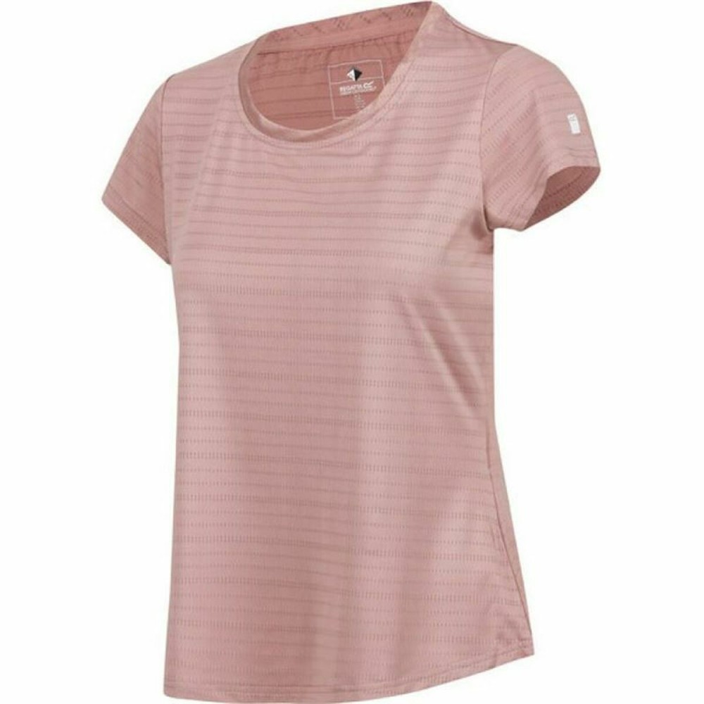 Damen Kurzarm-T-Shirt Regatta Limonite VI Dusky Berg Lachsfarben