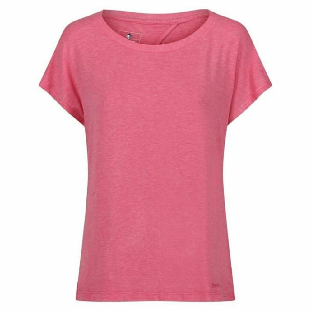 Damen Kurzarm-T-Shirt Regatta Bannerdale Fruit Berg Rosa