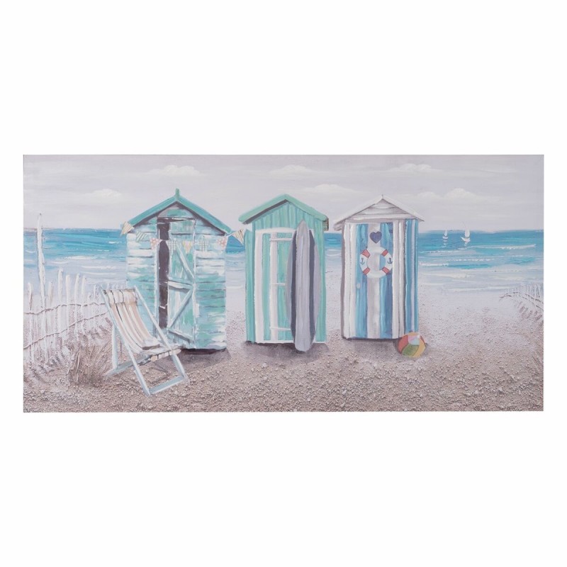 Cadre Toile Plage 120 x 3,5 x 60 cm