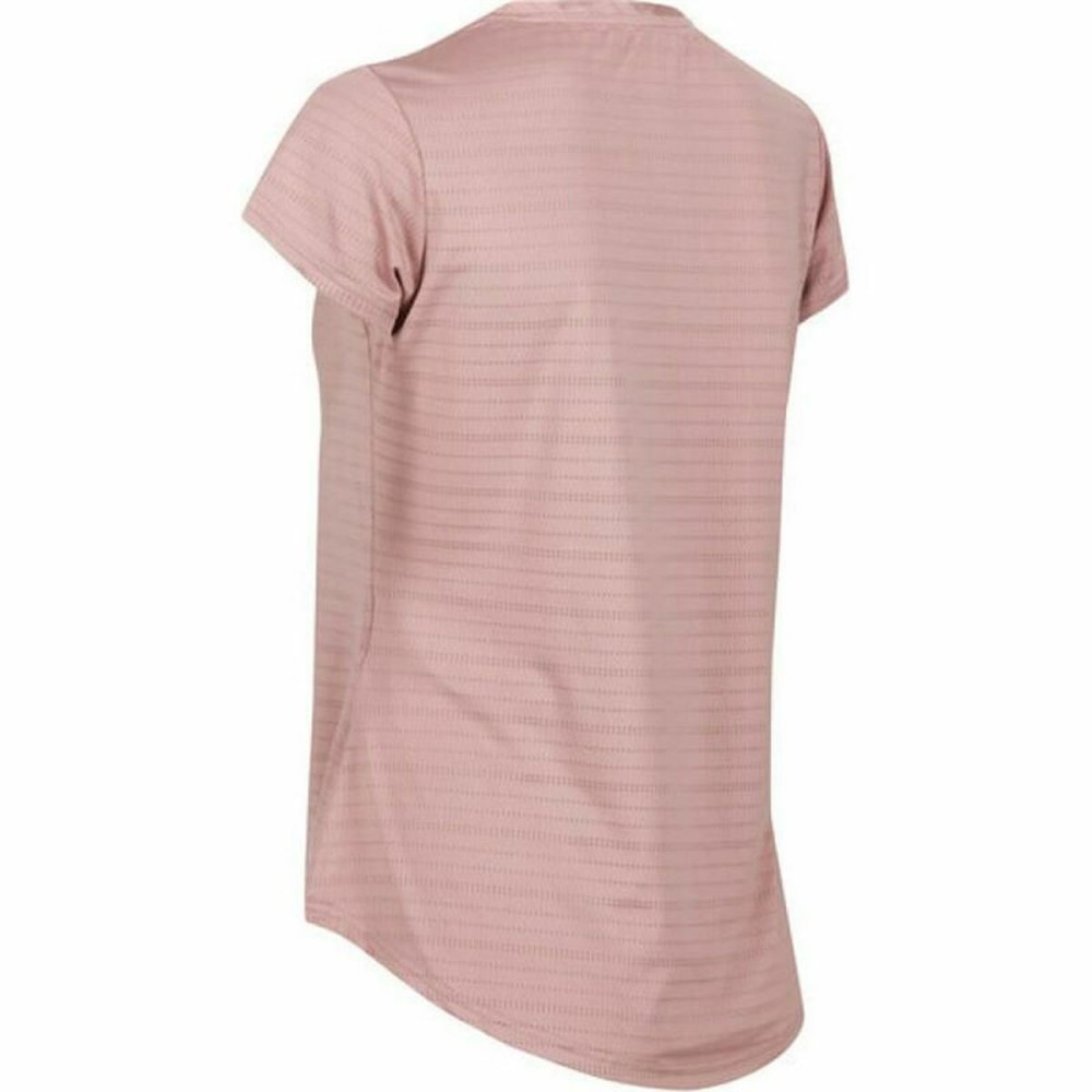 Women’s Short Sleeve T-Shirt Regatta Limonite VI Dusky Moutain Salmon