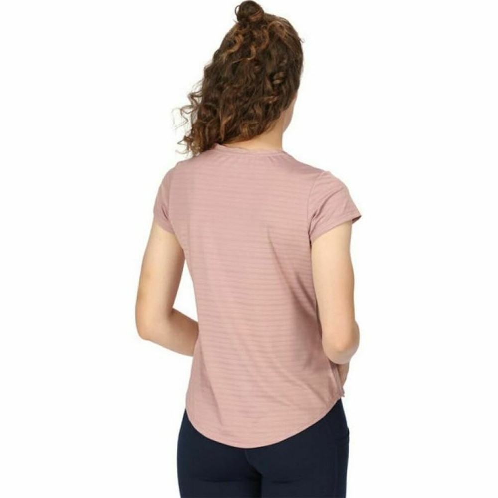 Women’s Short Sleeve T-Shirt Regatta Limonite VI Dusky Moutain Salmon