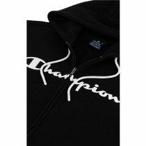 Herren Sweater mit Kapuze Champion Hooded Full Zip Schwarz