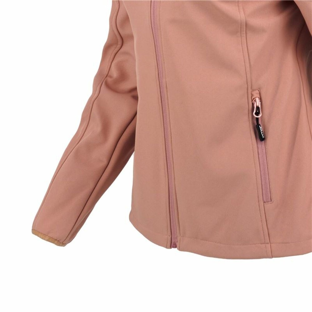 Sportjacke für Frauen Joluvi Soft-Shell Mengali Rosa