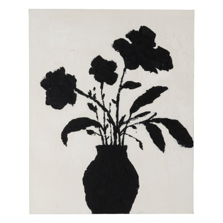 Cadre Toile Bois de pin Vase 80 x 3,7 x 100 cm