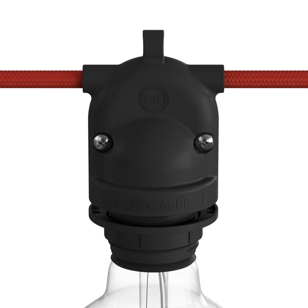 Lamp holder Creative Black E27