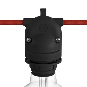 Lamp holder Creative Black E27