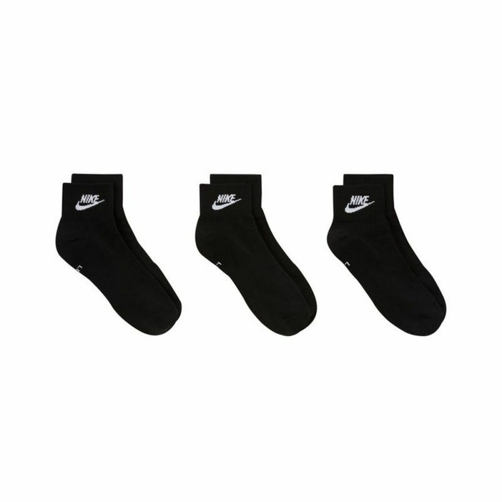 Chaussettes de Sport Nike Sportswear Everyday Essential Noir