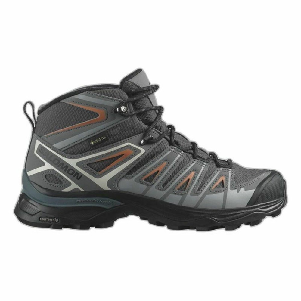 Bottes de montagne Salomon X Ultra Pioneer Mid Gore-Tex Femme Gris