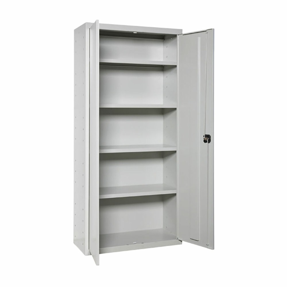 Armoire Simon Rack Gris Métal 80 x 40 x 180 cm
