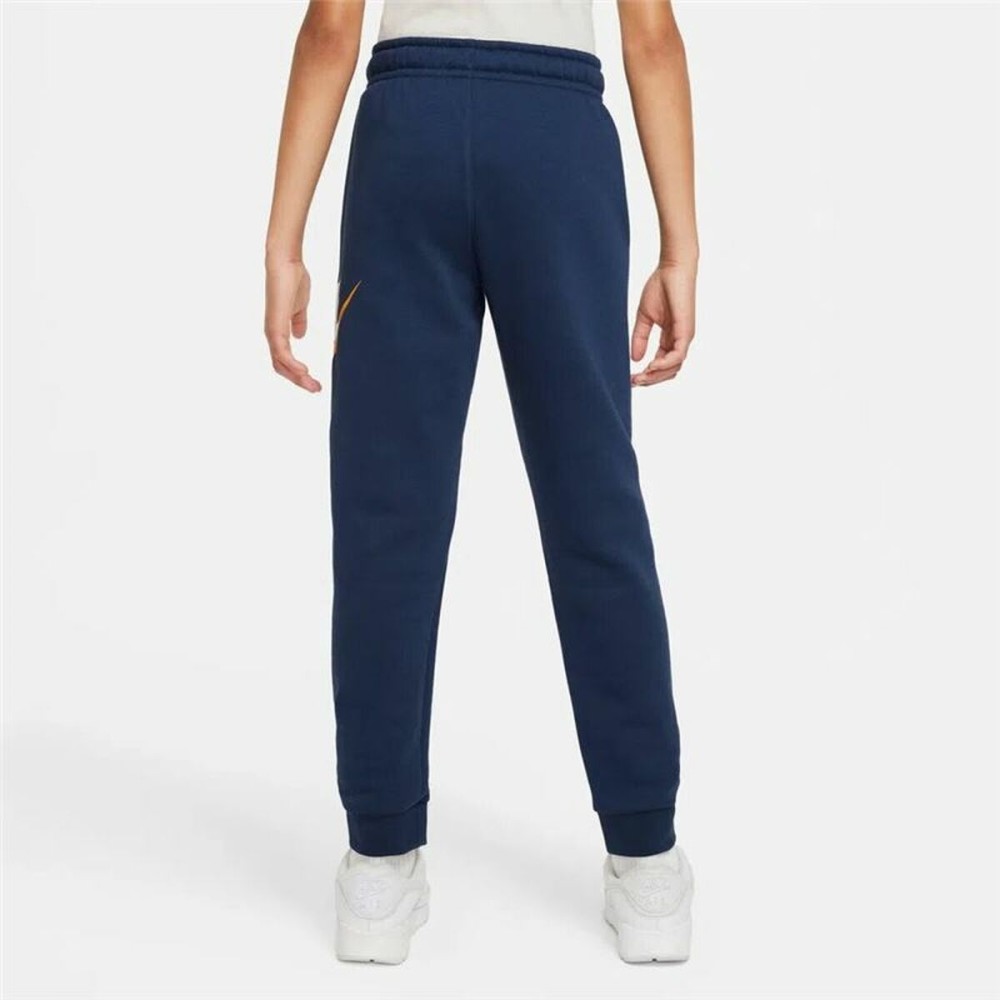 Children's Tracksuit Bottoms Nike Sportswear Club Fleece Blue Dark blue