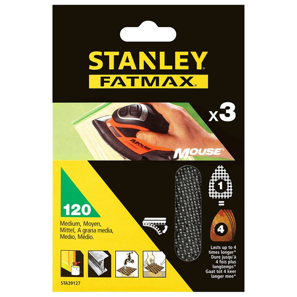 Schleifblatt für Schleifmaschine Stanley 3 Stücke